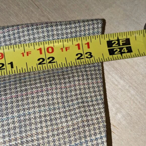 Norm Thompson Vintage Blazer Sport Coat Pure Spun Silk Woven 44S Houndstooth
